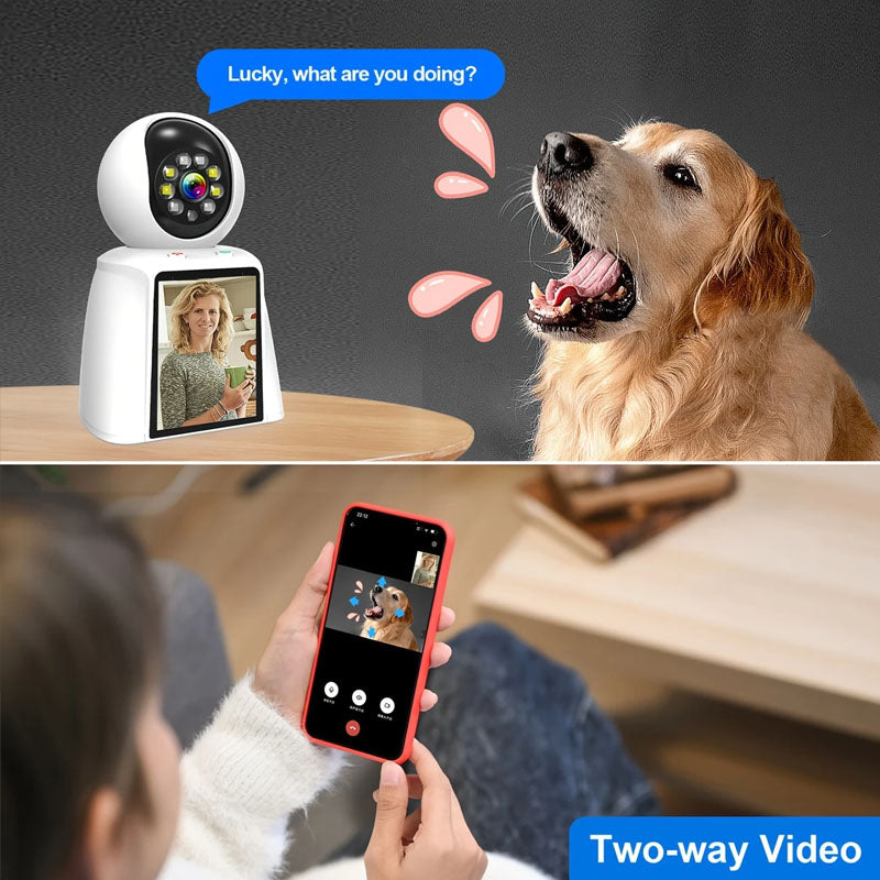 Smart Indoor Baby Monitor Phone With Two - Way Security Camera